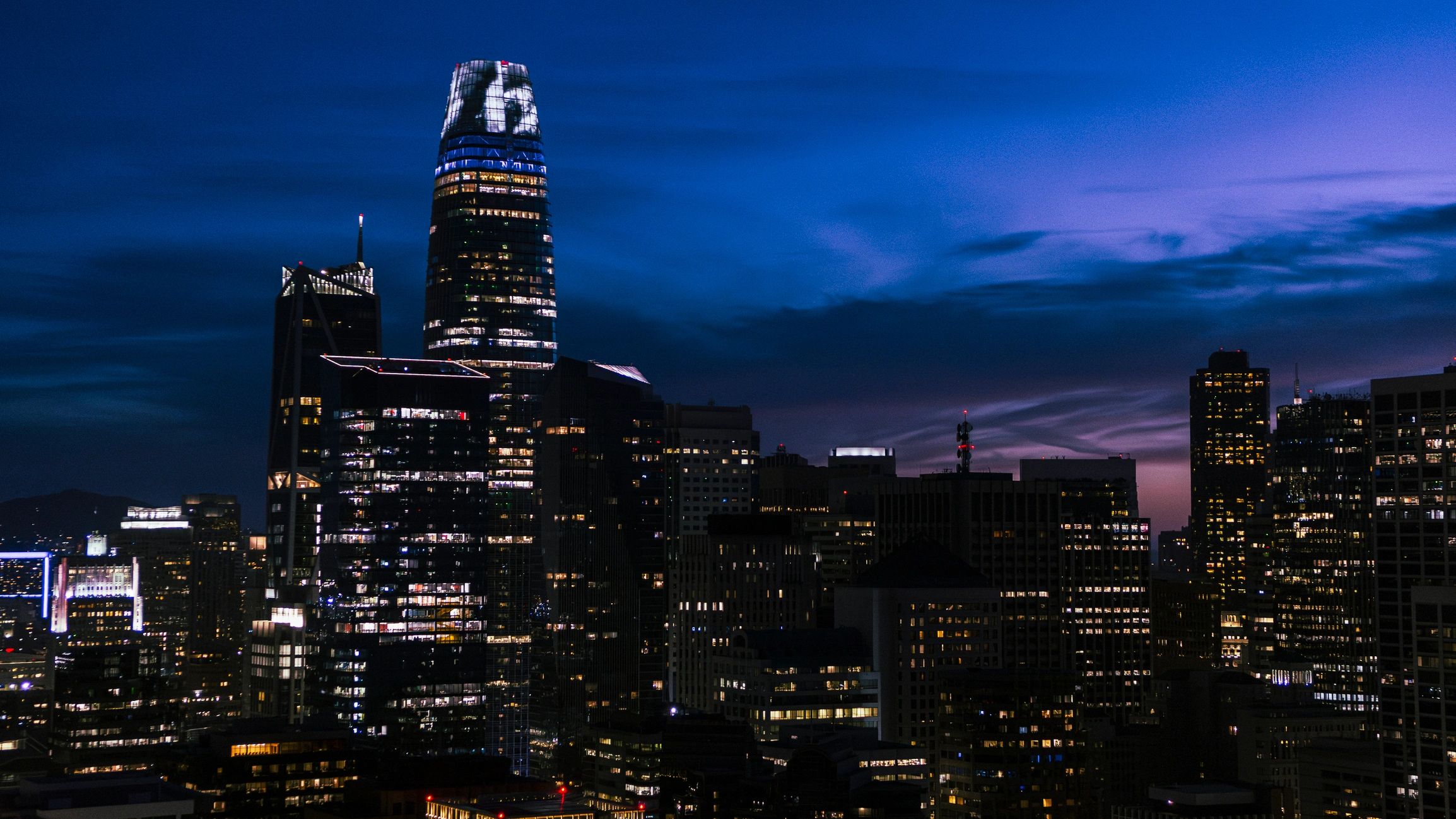Commercial skyline representing institutional real estate advisory