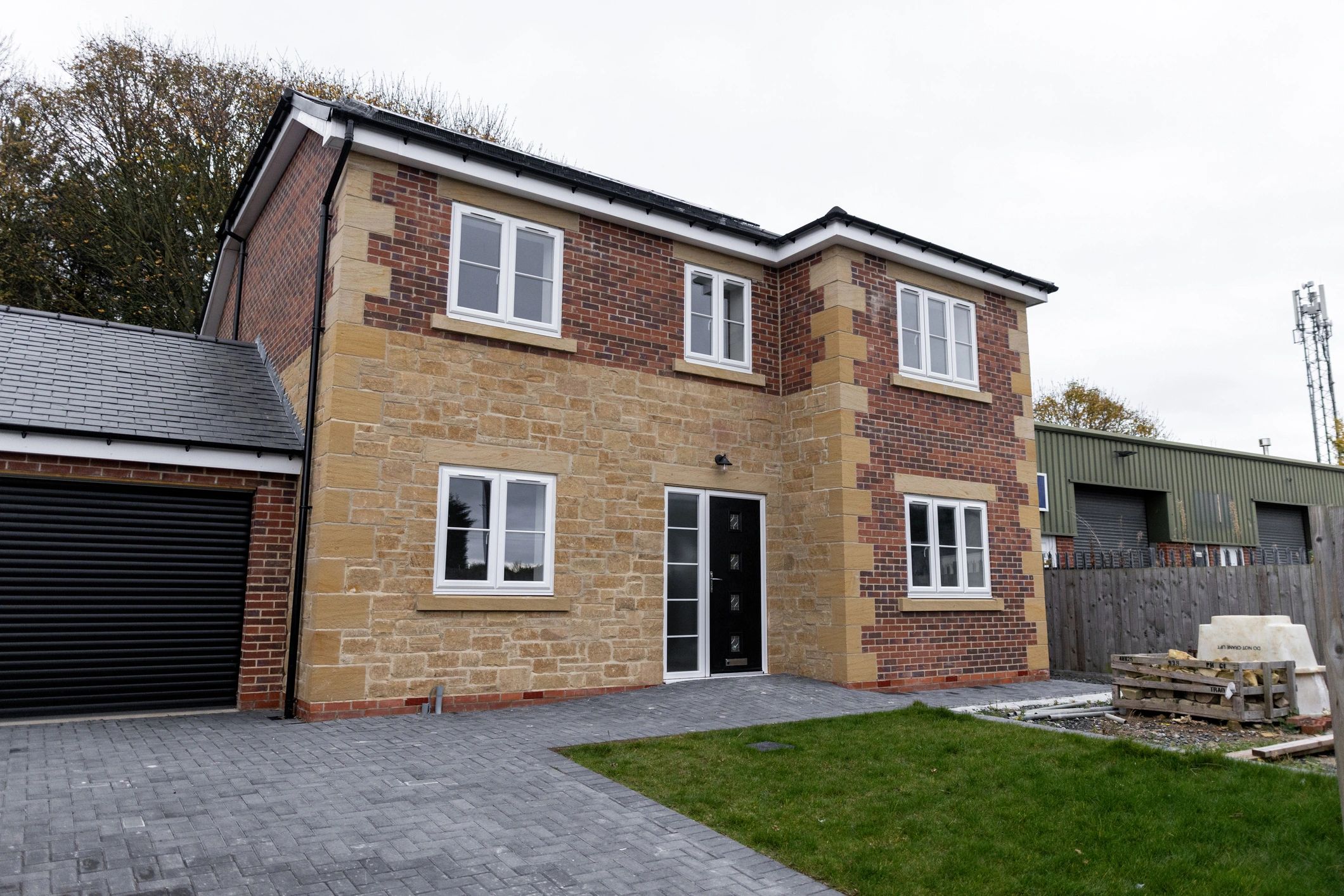 Luxury residential home exterior for residential advisory