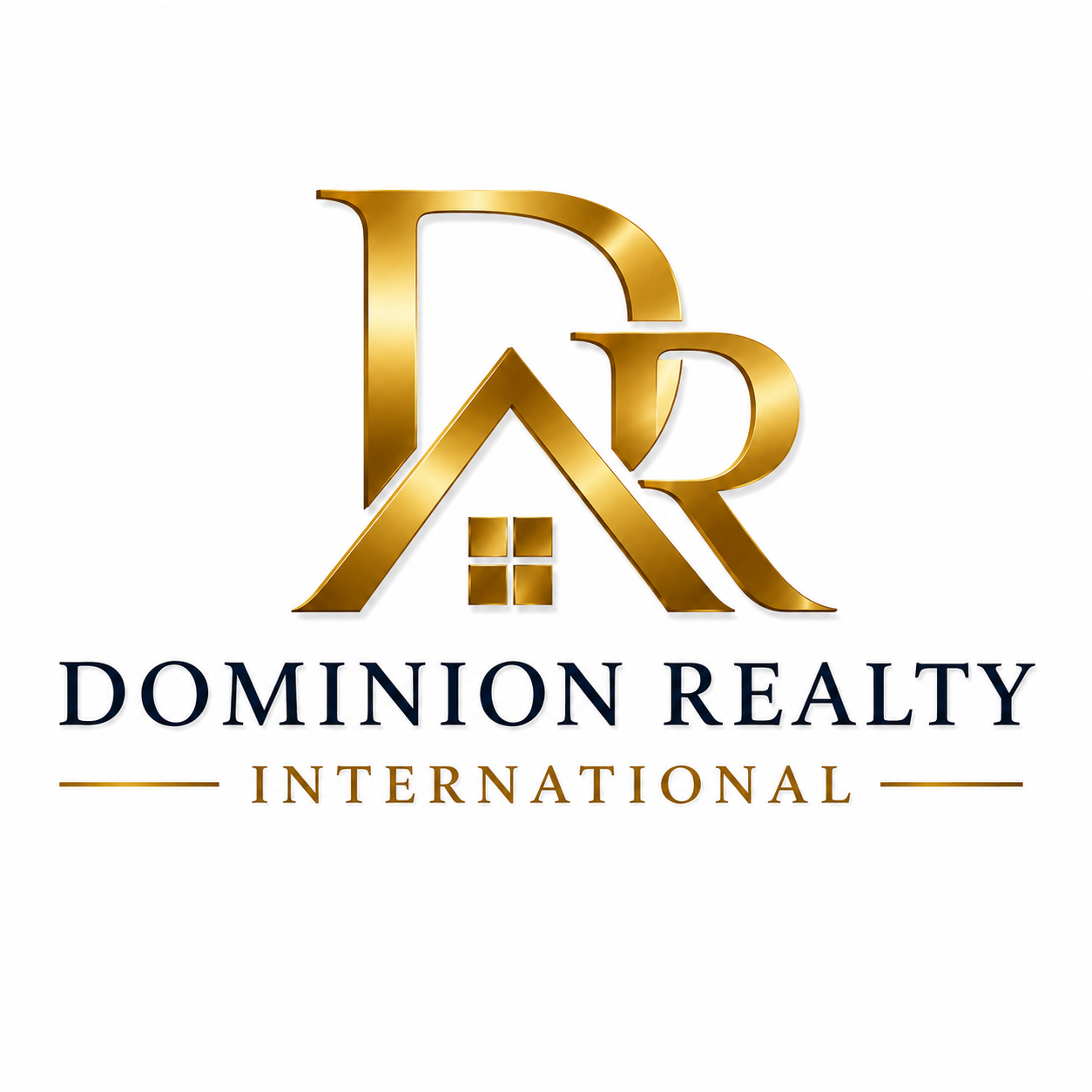 Dominion Realty International logo for light backgrounds